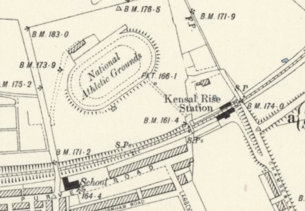London - Kensal Rise : Map credit National Library of Scotland
